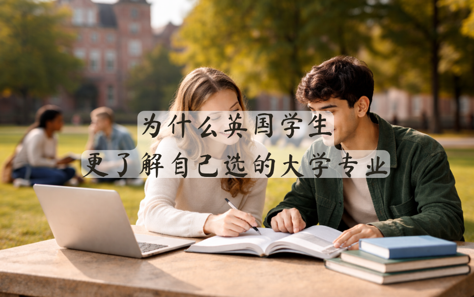 深度思考｜为什么英国学生更了解自己选的大学专业