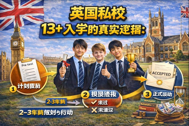 英国私校 13+ 入学的真实逻辑｜家长必读指南
