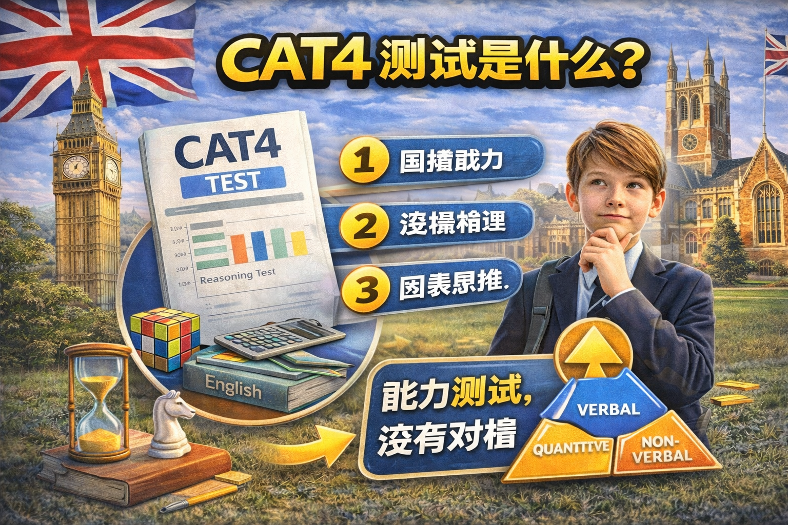 CAT4 测试是什么？英国私校认知能力测评详解