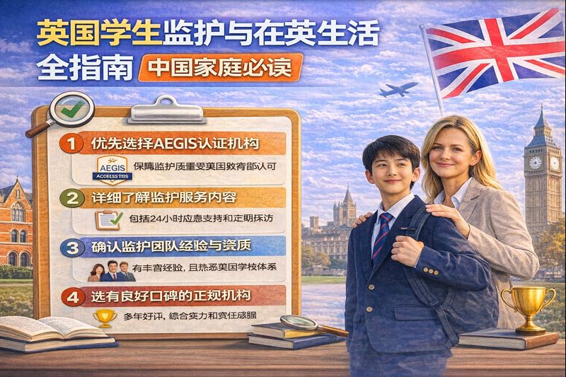 英国学生监护与在英生活全指南｜中国家庭必读