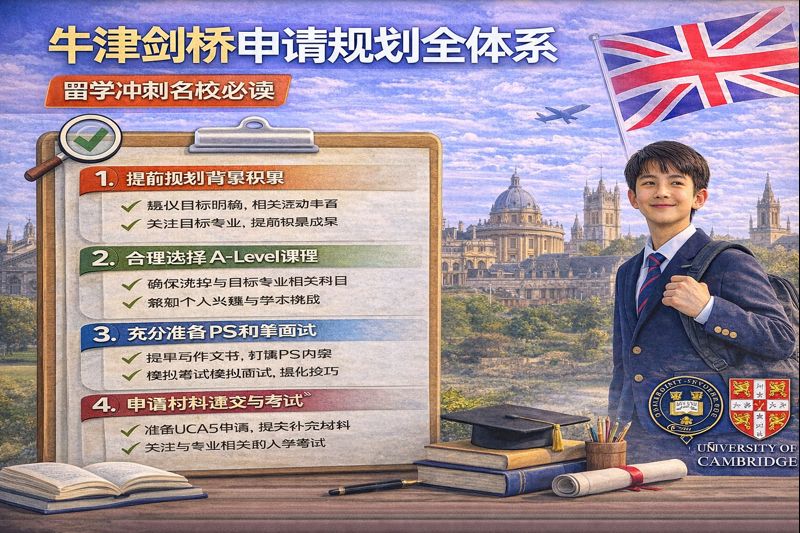 牛津剑桥申请规划全体系｜从中学阶段开始的牛剑路线图